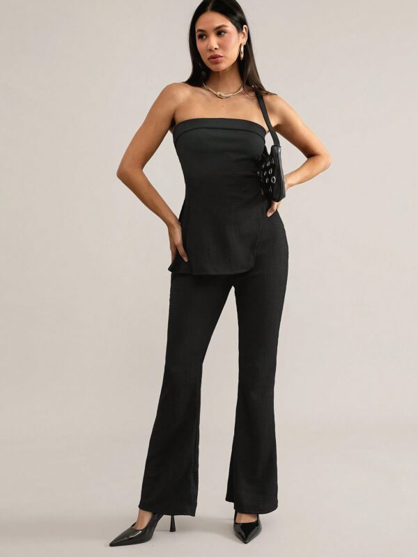 Conjunto Bandeau y Falda Maxi con Abertura Lateral - Image 7