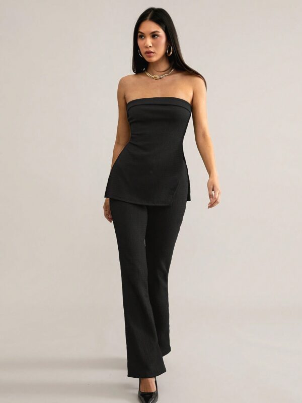 Conjunto Bandeau y Falda Maxi con Abertura Lateral - Image 8