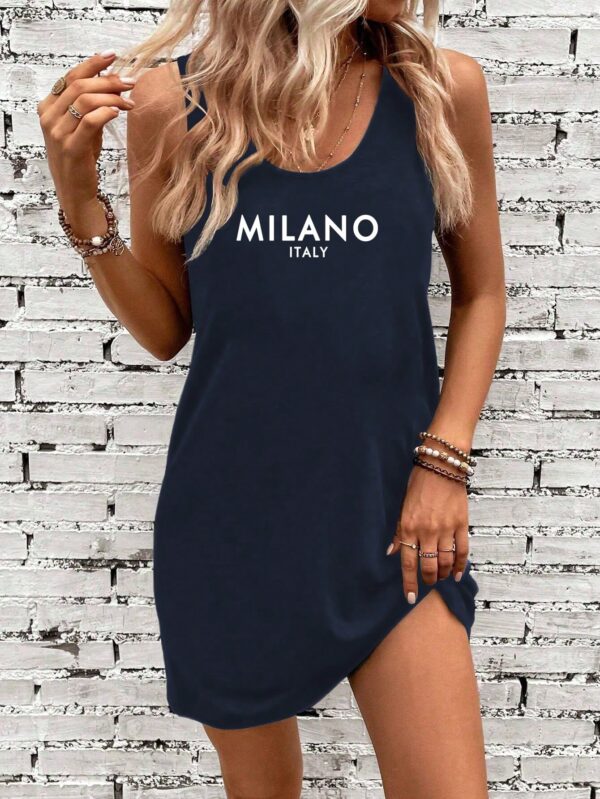 Vestido de Verano Casual con Estampado Milanes - Image 4