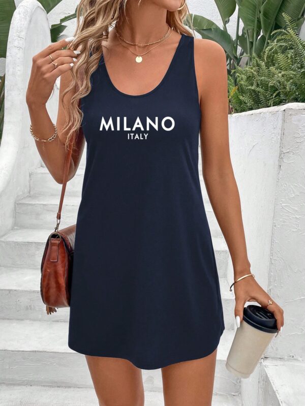 Vestido de Verano Casual con Estampado Milanes - Image 8