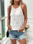 Top de Verano a Rayas con Cuello Halter