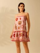Vestido Tropical Boho con Estampado de Leopardo y Tirantes Finos