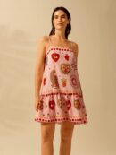 Vestido Tropical Boho con Estampado de Leopardo y Tirantes Finos