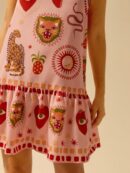 Vestido Tropical Boho con Estampado de Leopardo y Tirantes Finos