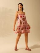 Vestido Tropical Boho con Estampado de Leopardo y Tirantes Finos