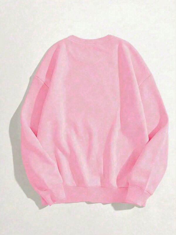 Sudadera Casual de Mujer con Estampado de Letras y Manga Larga - Image 10