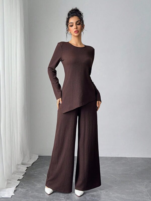 Conjunto Casual Modesto de Blusa y Pantalón - Image 14