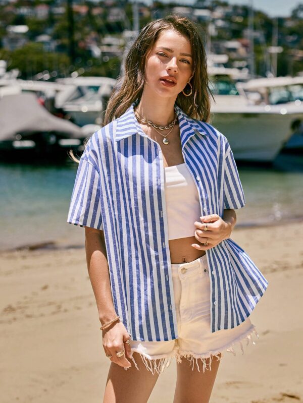 Camisa Estampada Graffiti Casual de Verano - Image 21