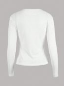 Remera Y2K Ajustada Transparente de Manga Larga