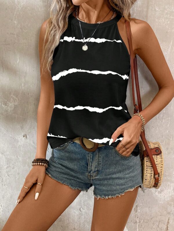 Top de Verano a Rayas con Cuello Halter - Image 45