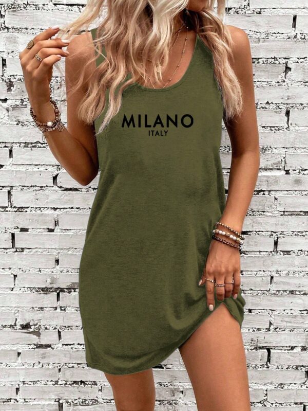 Vestido de Verano Casual con Estampado Milanes - Image 11