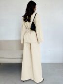 Set Elegante y Casual de Shacket y Pantalón con Cinturón