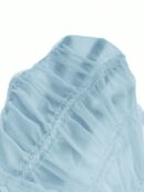 Top Camisola Acordonado con Volantes y Transparencia Semi-Sheer