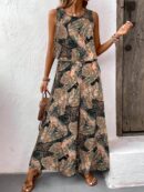 Set Veraniego Boho para Mujer: Top sin Mangas y Pantalón Ancho