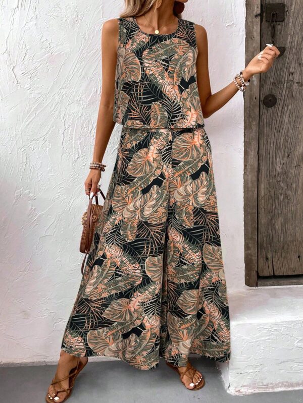 Set Veraniego Boho para Mujer: Top sin Mangas y Pantalón Ancho - Image 21