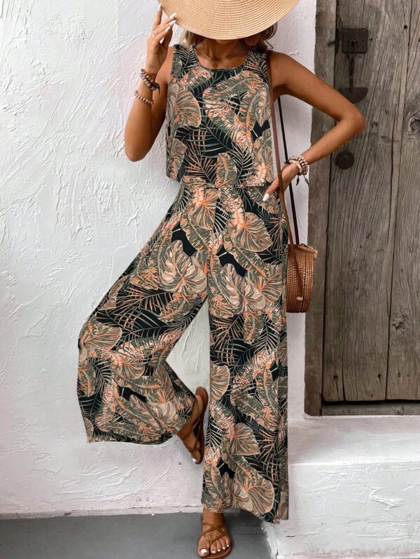 Set Veraniego Boho para Mujer: Top sin Mangas y Pantalón Ancho - Image 23