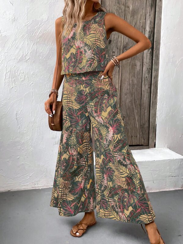 Set Veraniego Boho para Mujer: Top sin Mangas y Pantalón Ancho - Image 16