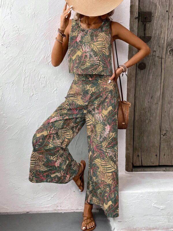 Set Veraniego Boho para Mujer: Top sin Mangas y Pantalón Ancho - Image 17
