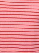 Conjunto Casual de Camiseta y Shorts a Rayas con Hombros Caídos