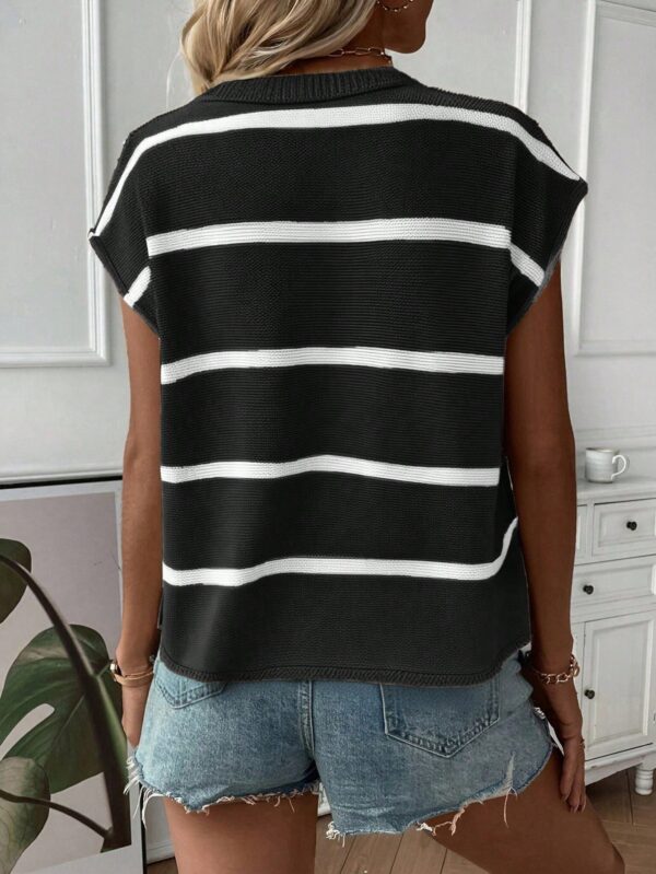 Chaleco de Punto Liso con Cuello Redondo - Image 16