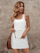 Vestido Corto Casual 2 en 1 con Cinturón