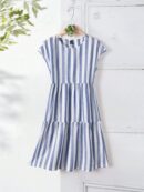 Vestido Casual Estampado Geométrico de Verano