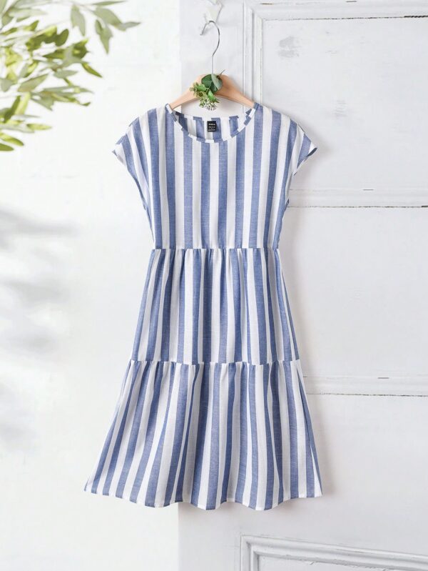 Vestido Casual Estampado Geométrico de Verano - Image 27