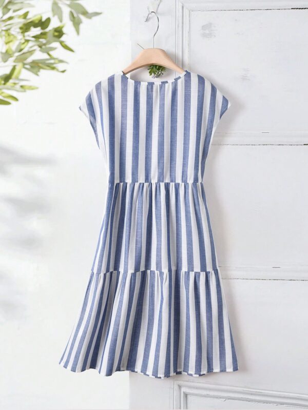 Vestido Casual Estampado Geométrico de Verano - Image 28