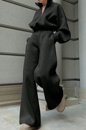 Conjunto de Sudadera y Joggers Sobredimensionados para Mujer