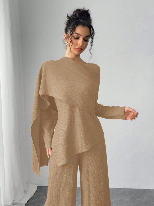 Conjunto Casual Modesto de Blusa y Pantalón - Image 5