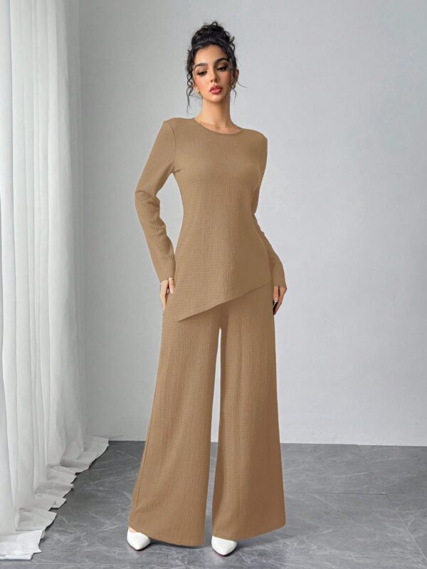 Conjunto Casual Modesto de Blusa y Pantalón - Image 6