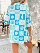 Conjunto Veraniego Bohemio de Blusa y Shorts con Estampado Floral