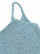 Vestido de Punto Veraniego con Cordón Lateral y Tirantes