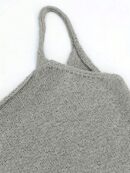 Vestido de Punto Veraniego con Cordón Lateral y Tirantes
