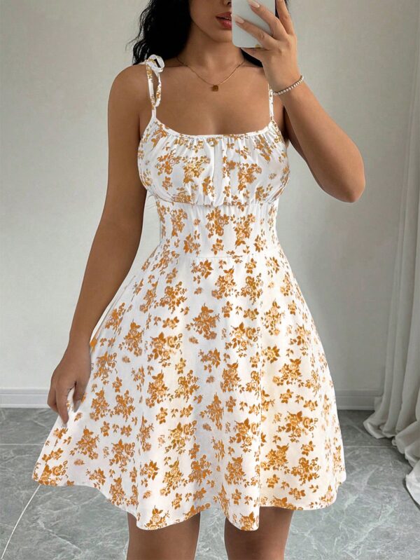 Vestido Corto Boho con Tirantes y Estampado Floral - Image 23