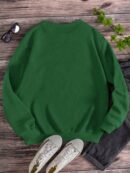 Sudadera Casual de Mujer con Estampado de Letras y Manga Larga