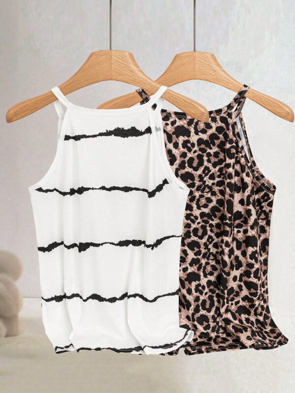 Top de Verano a Rayas con Cuello Halter - Image 50