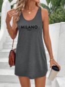 Vestido de Verano Casual con Estampado Milanes