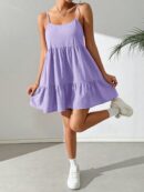 Vestido Casual Sin Espalda con Tirantes Finos