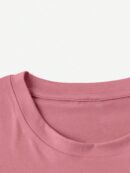 Remera Casual de Manga Corta con Estampa de Playa Bondi
