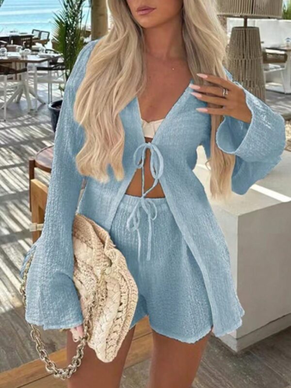 Conjunto Casual Minimalista de 2 Piezas para Mujer - Image 10