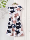Vestido Casual Estampado Geométrico de Verano