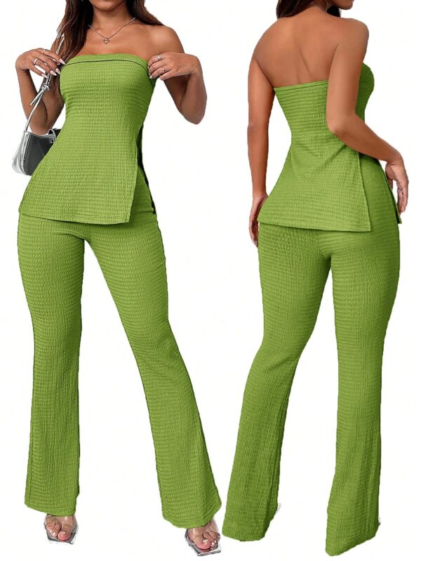 Conjunto Bandeau y Falda Maxi con Abertura Lateral - Image 77