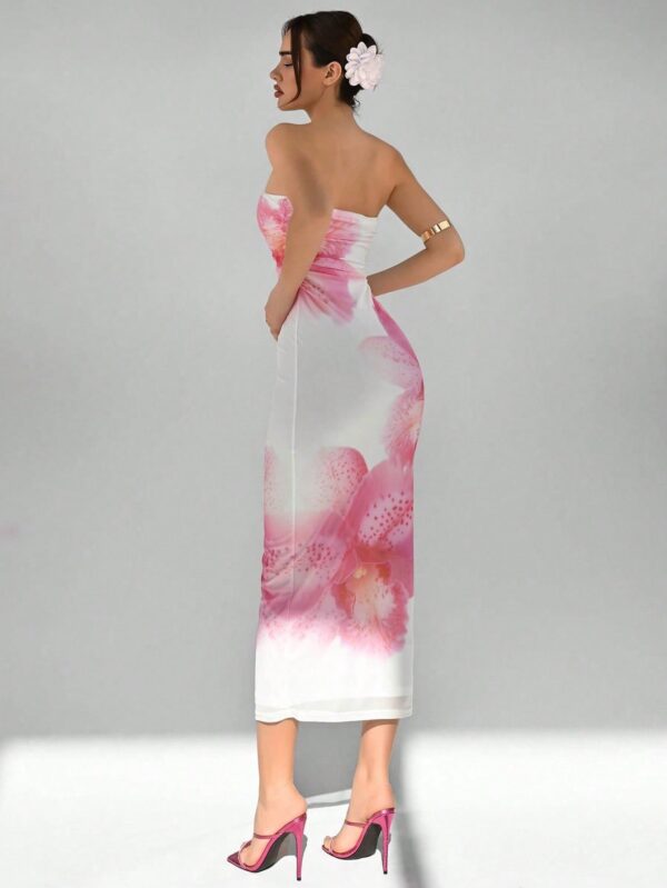 Vestido Tubo Asimétrico para Cena Romántica sin Mangas - Image 36