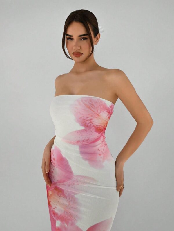 Vestido Tubo Asimétrico para Cena Romántica sin Mangas - Image 38
