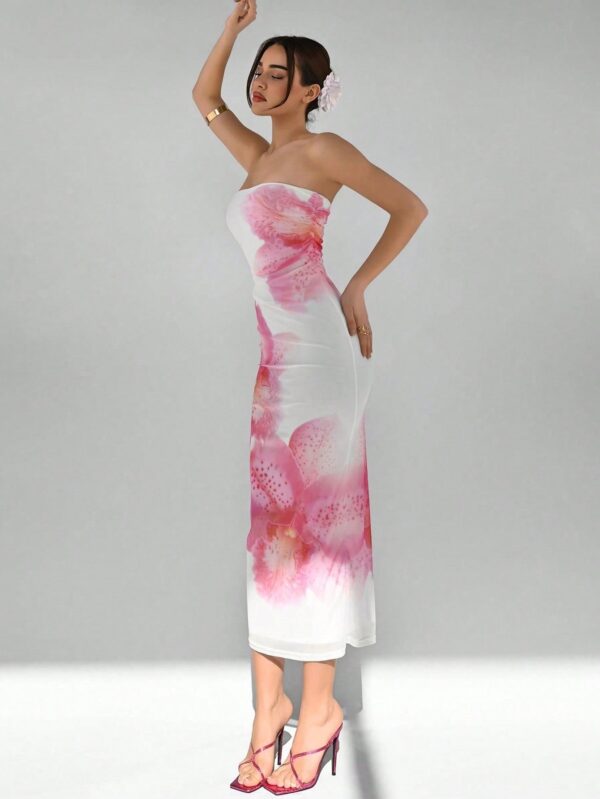 Vestido Tubo Asimétrico para Cena Romántica sin Mangas - Image 39