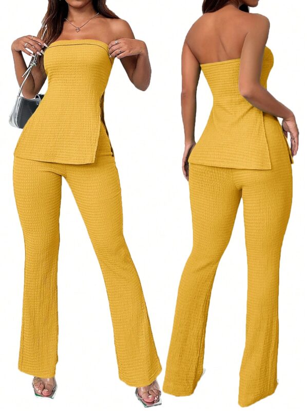 Conjunto Bandeau y Falda Maxi con Abertura Lateral - Image 95