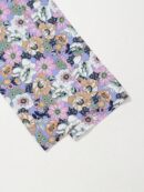 Mono Floral de Pierna Ancha y Cuello Cuadrado sin Mangas