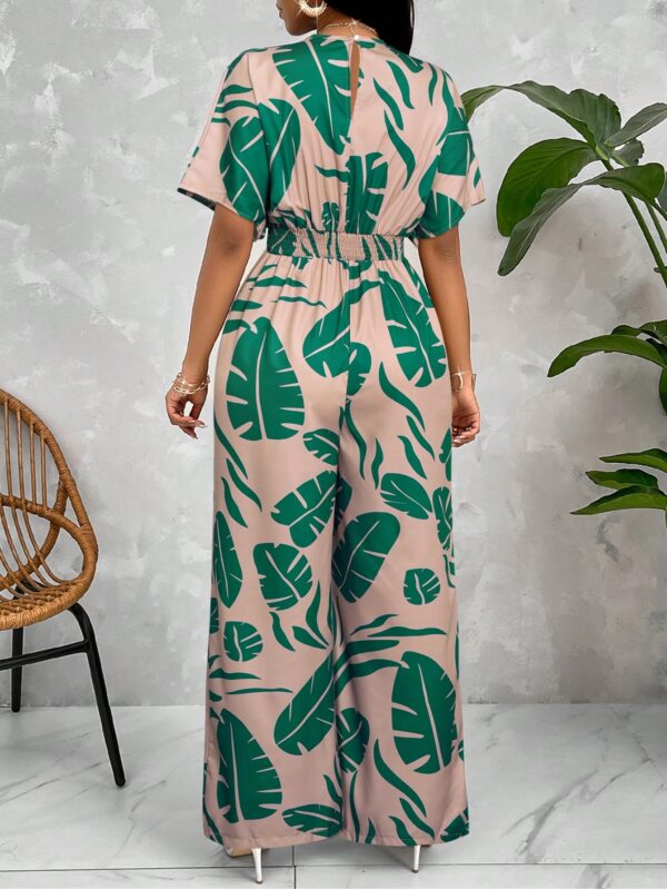 Mono Estampado Floral con Mangas Murciélago y Cinturón - Image 26
