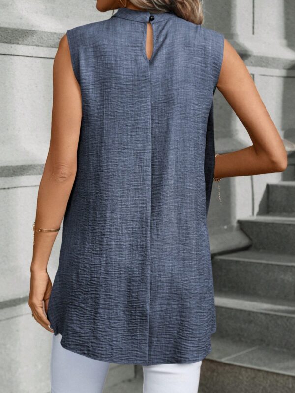 Blusa de Verano Texturizada y Asimétrica sin Mangas - Image 20
